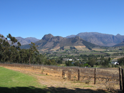 The view from La Petit Ferme
